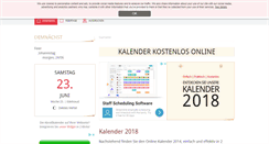 Desktop Screenshot of ikalender.org