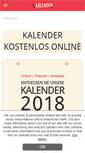 Mobile Screenshot of ikalender.org