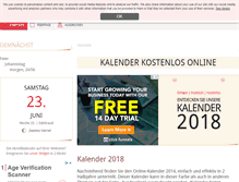 Tablet Screenshot of ikalender.org
